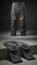 Nylon Blend Utility Cargo Pants